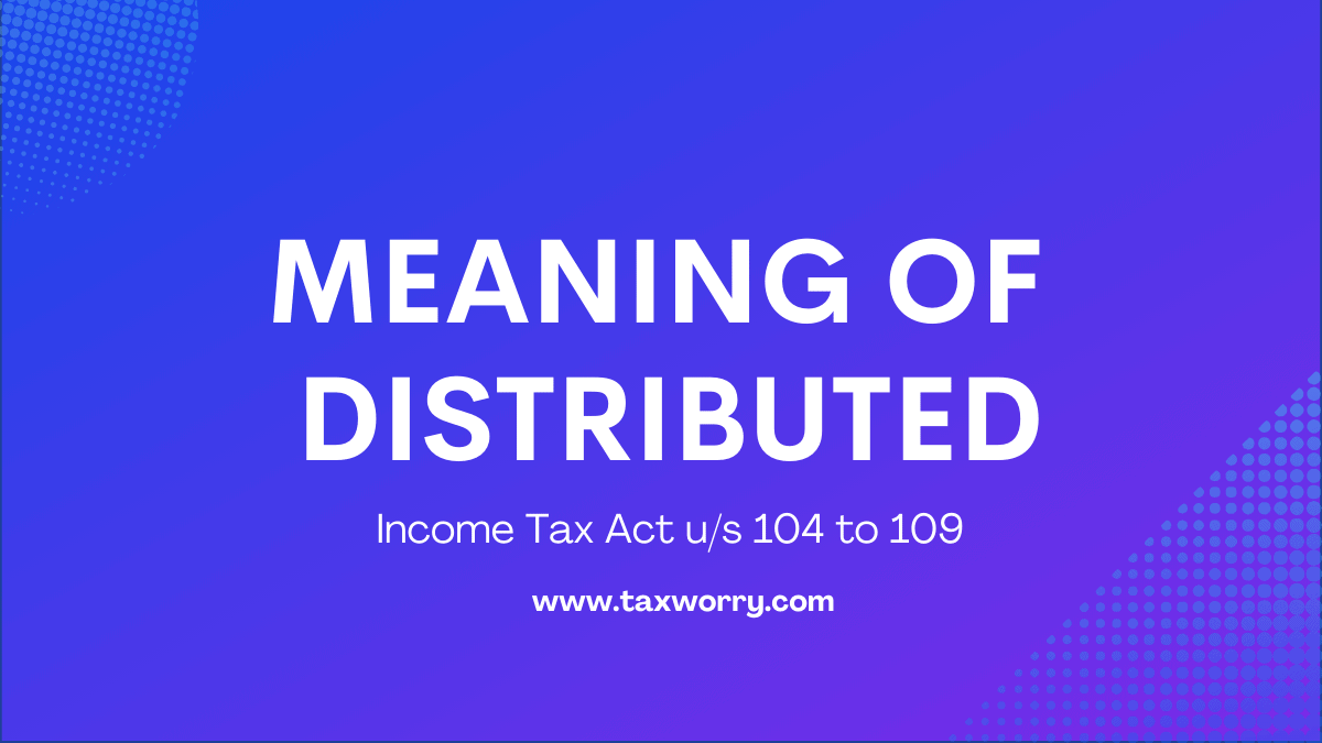 meaning of distributed