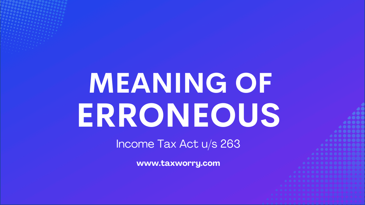 meaning of erroneous