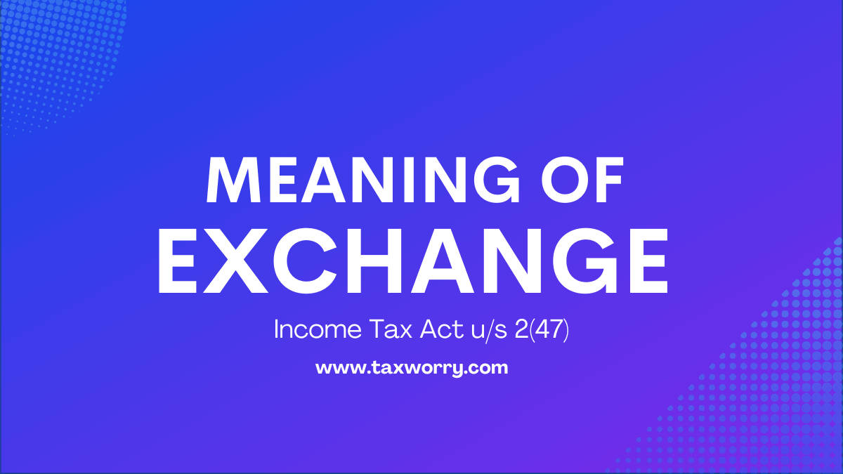 meaning of exchange