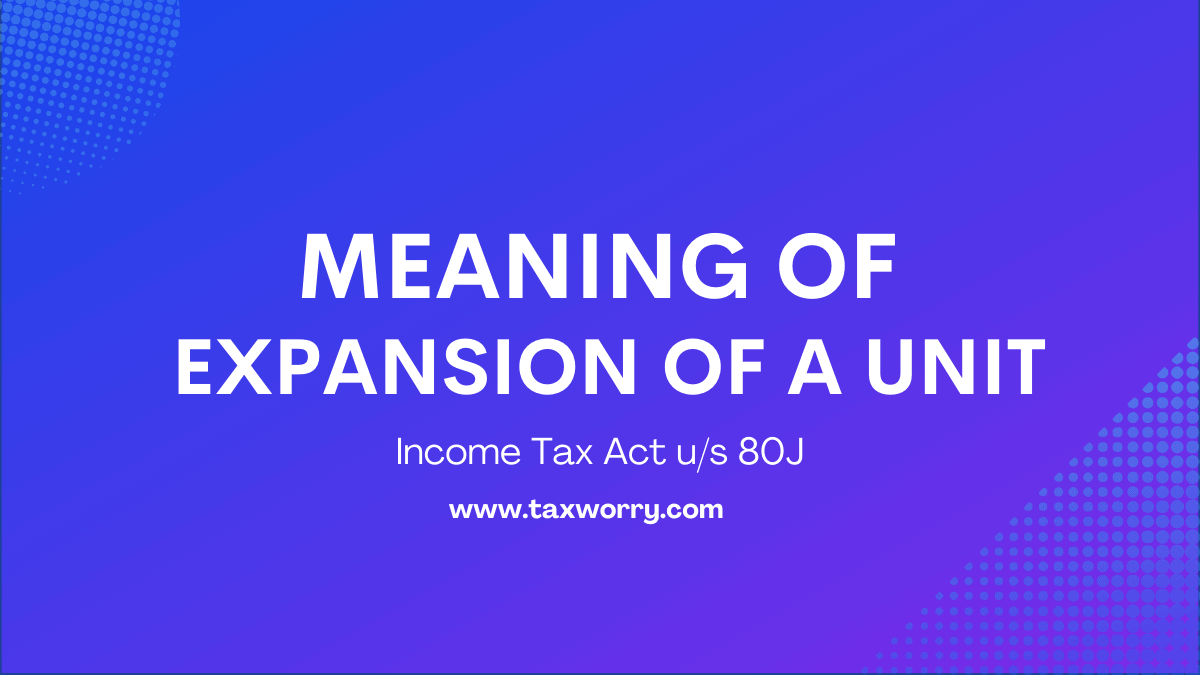 meaning of expansion of a unit