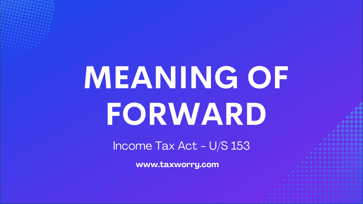 meaning of forward