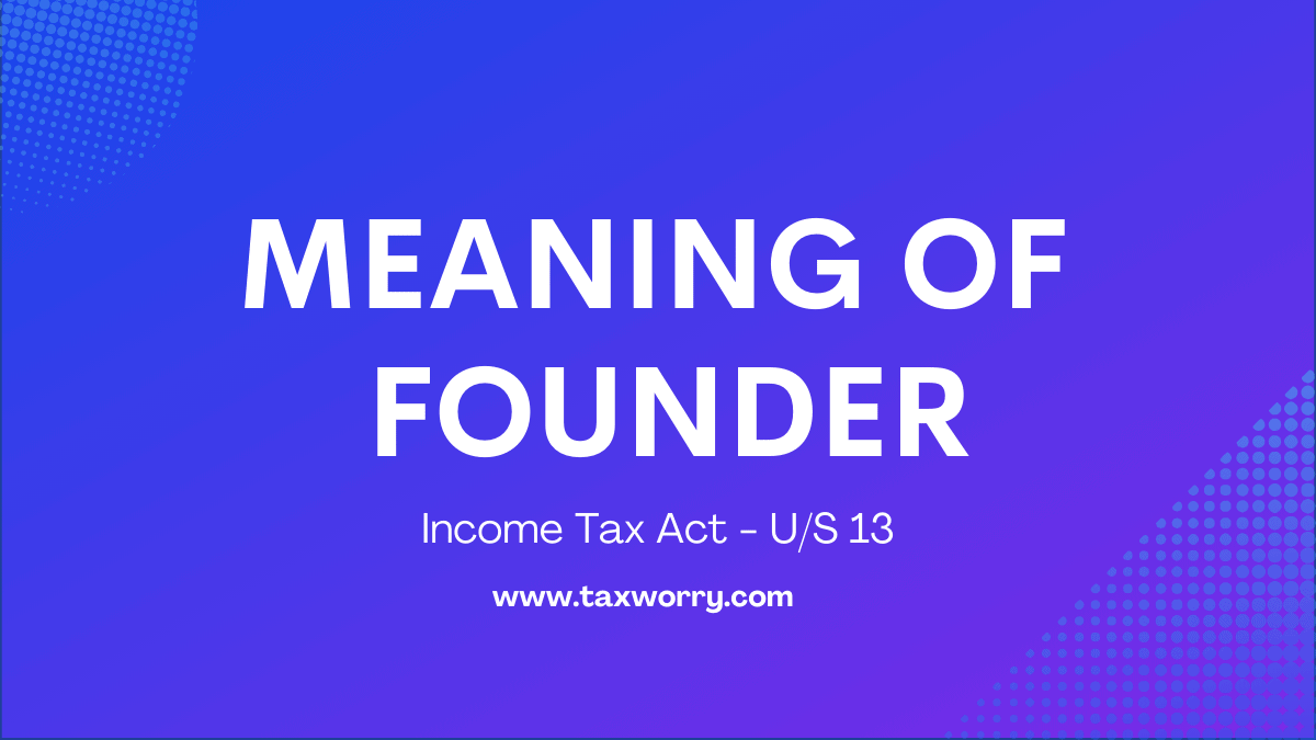 meaning of founder