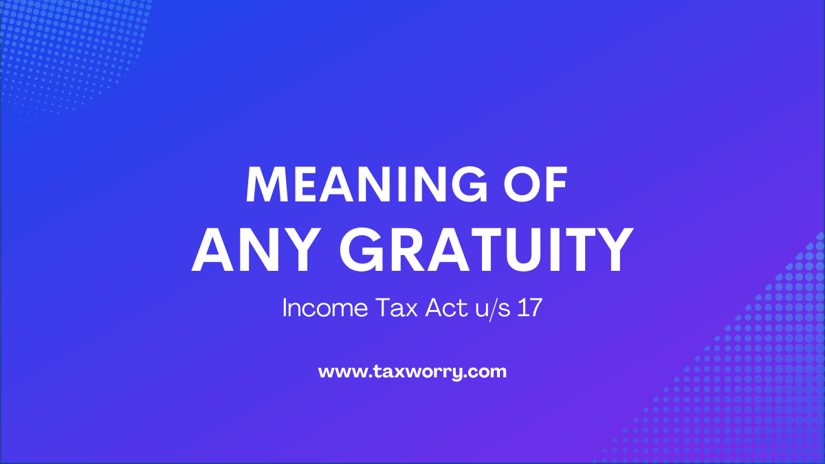meaning of any gratuity