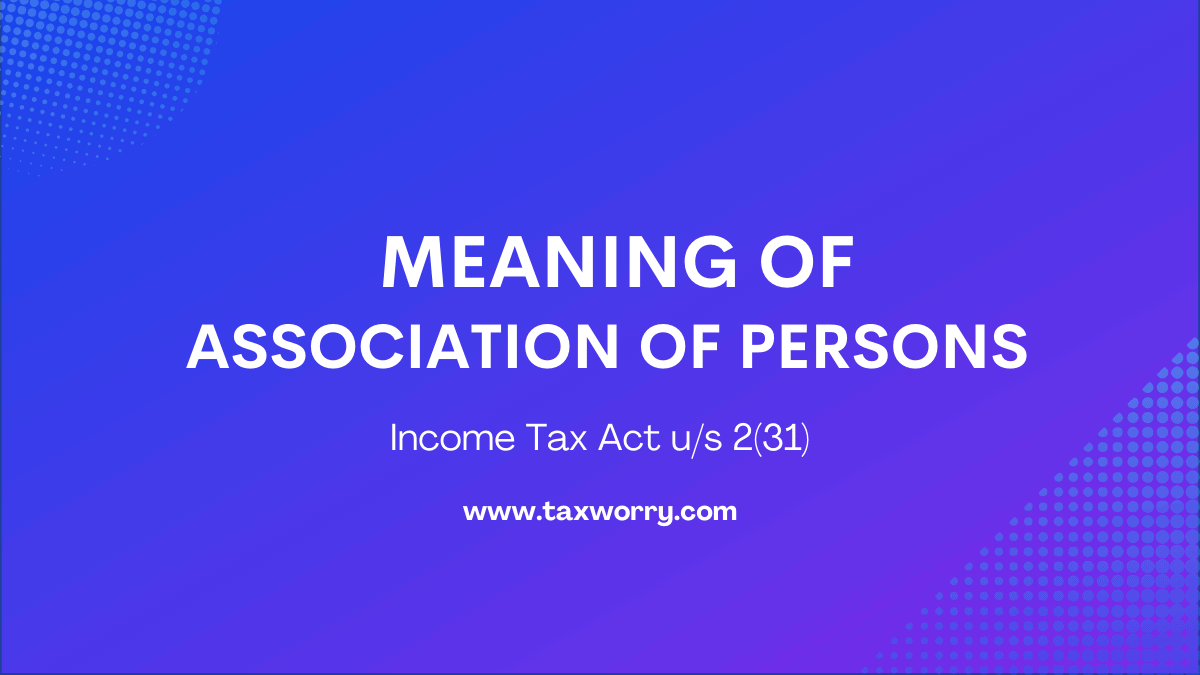 meaning of association of persons
